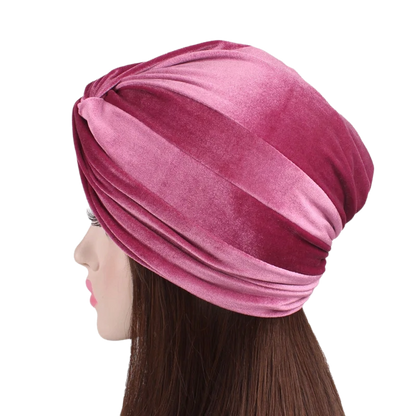 Velvet Turban Hat Headband  Hijab Caps Bandana Headband Hijabs