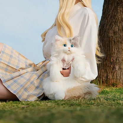 Unique Calico Cat Backpack, Doubles as a Plush Toy and Functional Bag eprolo