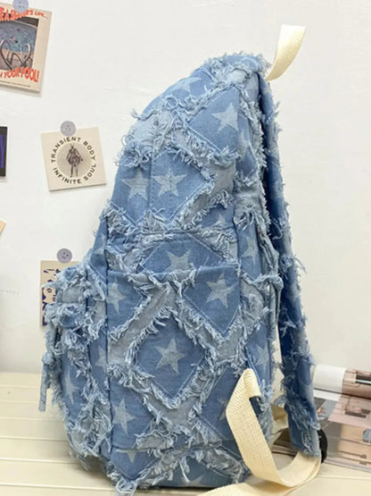 Star Denim Backpack Bag eprolo
