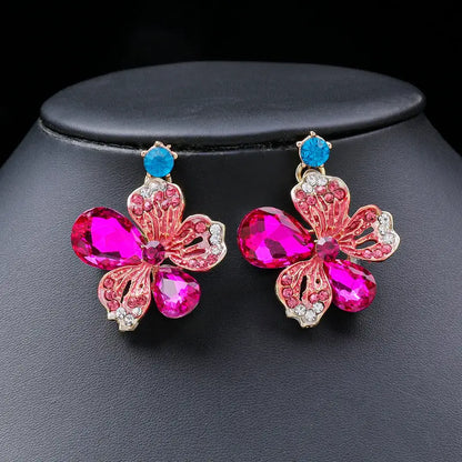 Itacazzo Decorative Props Dreamlike Style Romantic Dazzling Ladies' Necklace Earrings 3 Pcs Set  For Important Occasions eprolo