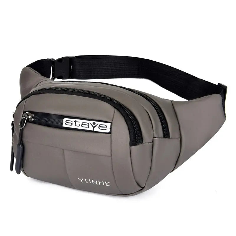 Outdoor Waist Bag Waterproof Waist Bum Bag Running Jogging Belt Pouch Zip Fanny Pack  Mobile Phone Bag Oxford Cloth Chest Bag eprolo