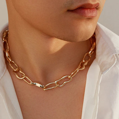 Hip Hop Chunky Link Chain Necklace