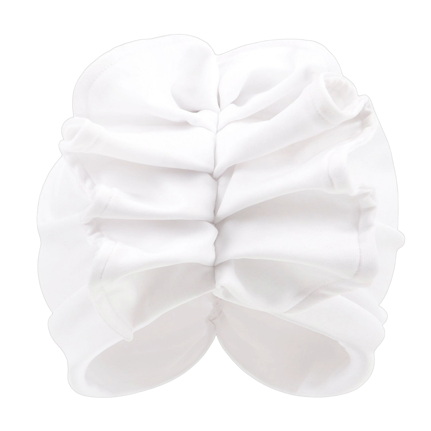 African Lady Head Wraps Soild Color Headscarf Bonnet Cancer Chemo Hat Muslim Turbans  NEW Ruffled Turban Cap for Women