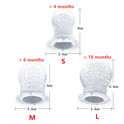 Baby products baby pacifier fruit and vegetable silicone baby nutrition fruit and vegetable mesh bag complementary food feeder eprolo