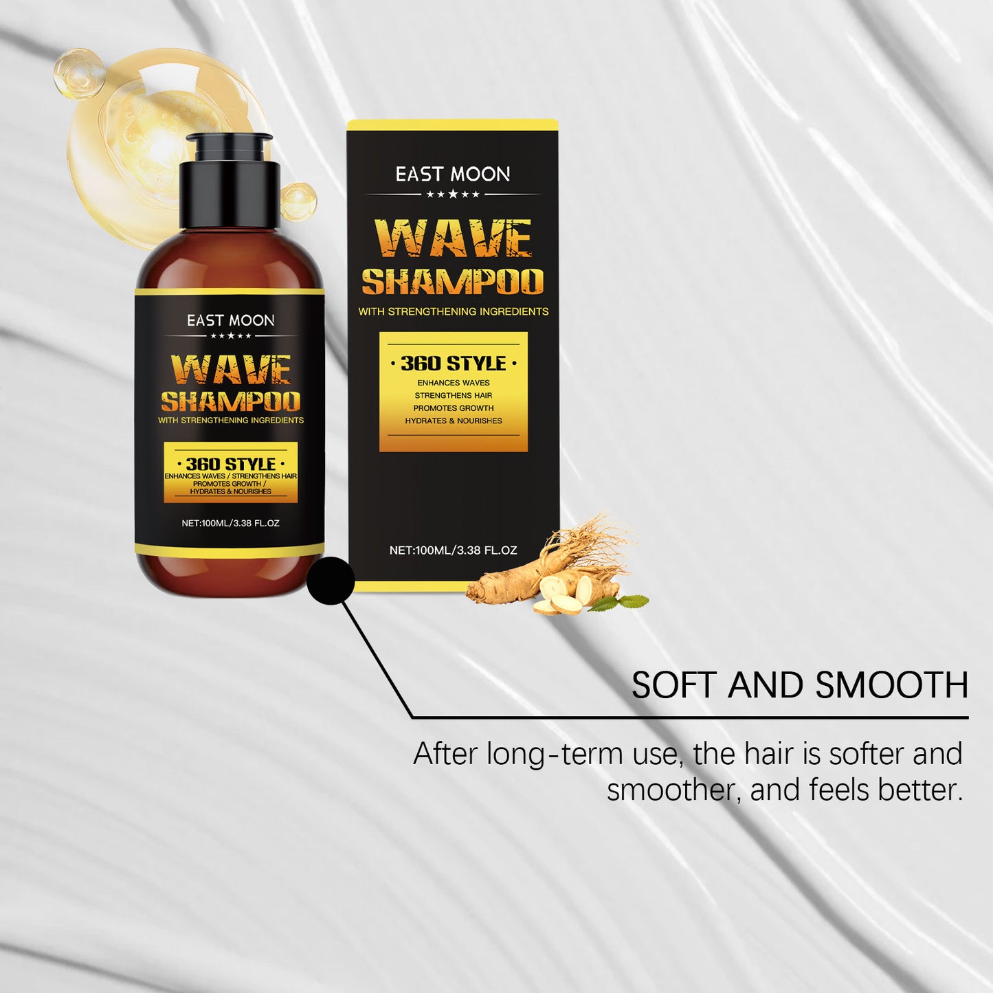 For Men Nourishing Shampoo Nourishing Moisturizing Repair Hydrating Strong, Fluffy Hair Refreshing Hair