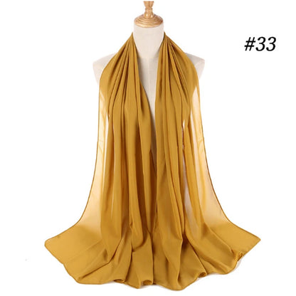 Fashion Islamic Hijabs Turban Muslim Islam Women Turkey Multi Colors Shawl Scarves Arabian Dubai Hoofddoek Tulband Headscarf