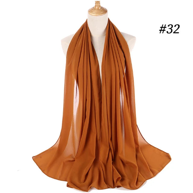 Fashion Islamic Hijabs Turban Muslim Islam Women Turkey Multi Colors Shawl Scarves Arabian Dubai Hoofddoek Tulband Headscarf