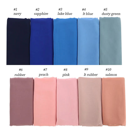 Fashion Islamic Hijabs Turban Muslim Islam Women Turkey Multi Colors Shawl Scarves Arabian Dubai Hoofddoek Tulband Headscarf
