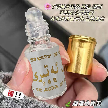 Pakistan Gold Perfume Long-Lasting Women's High-End Aromatherapy Car Alcohol-Free Roller Ball Long-Lasting Fragrance Cross-Border