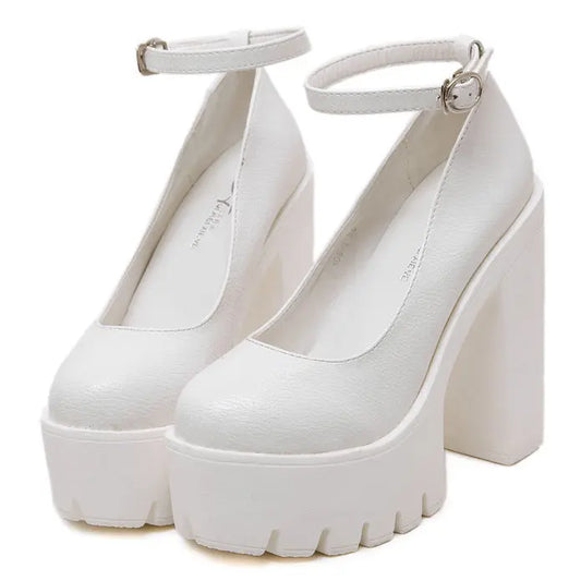 European And American Fashion Buckle Women's Shoes Trendsi
