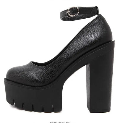 European And American Fashion Buckle Women's Shoes Trendsi