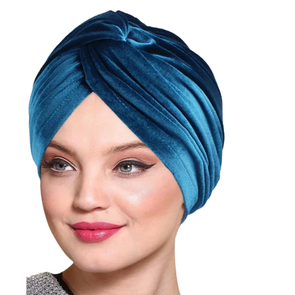 Velvet Turban Hat Headband  Hijab Caps Bandana Headband Hijabs