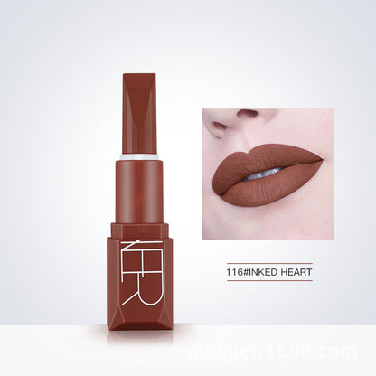 Pumpkin Color Matte Lipstick Matte Lip Glaze