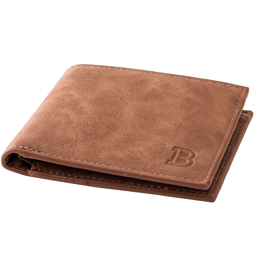 Brown leather wallet for men premium quality mens wallet compact design