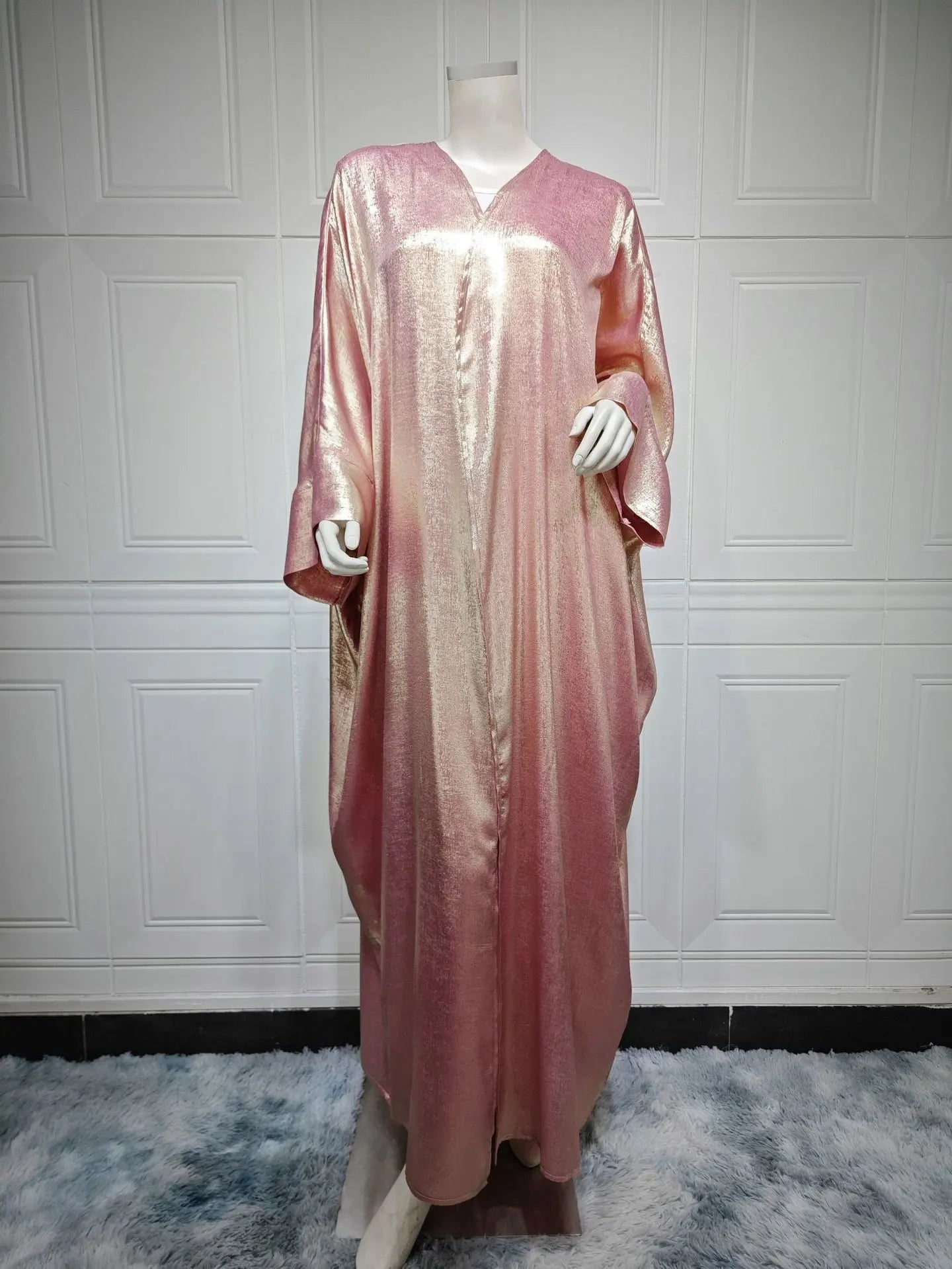 Muslim Fashion Bronzing Robe Abaya Outer Wear Cj dropshipping