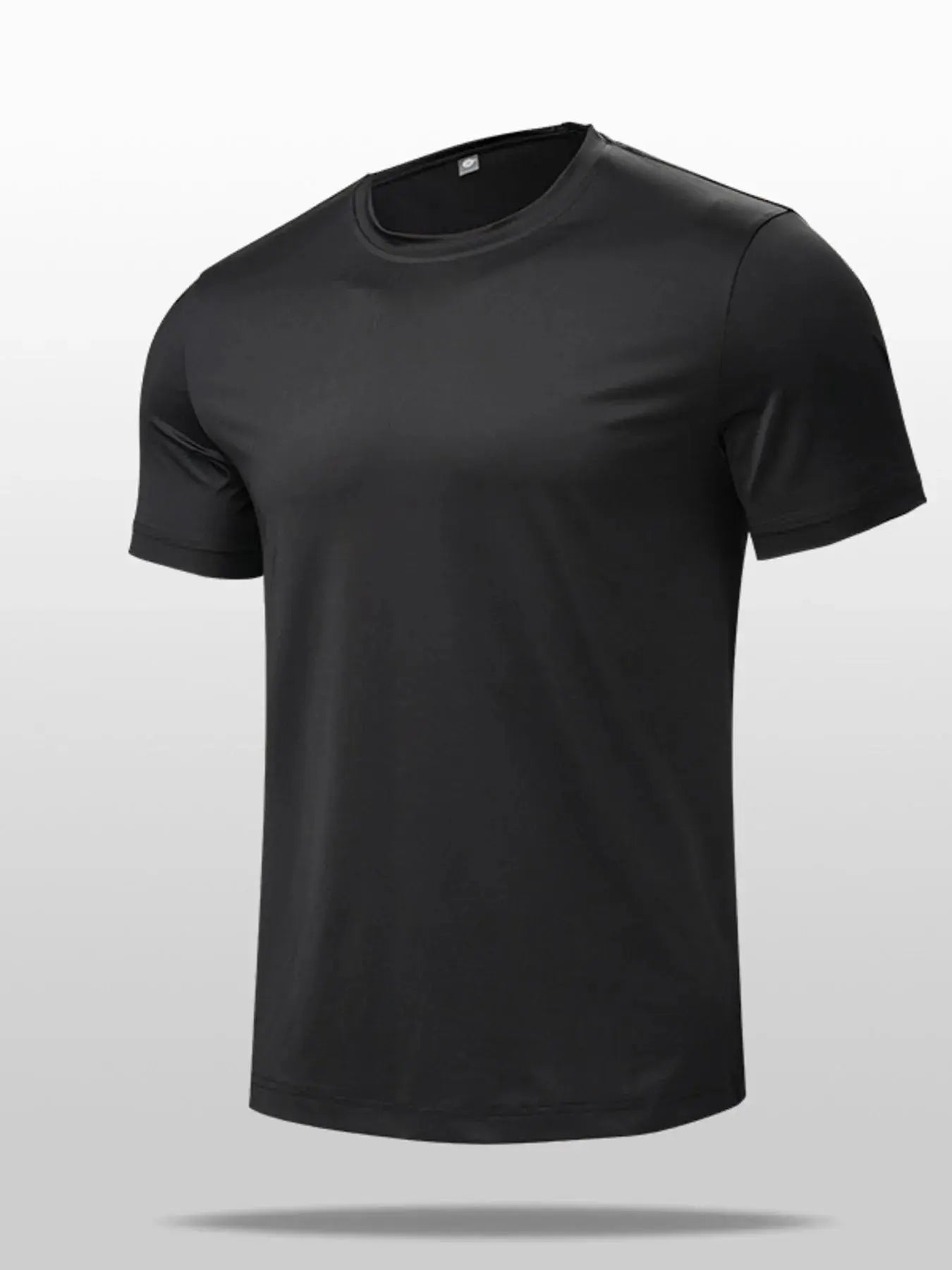 Men's Round Neck Short Sleeve Active T-Shirt Trendsi