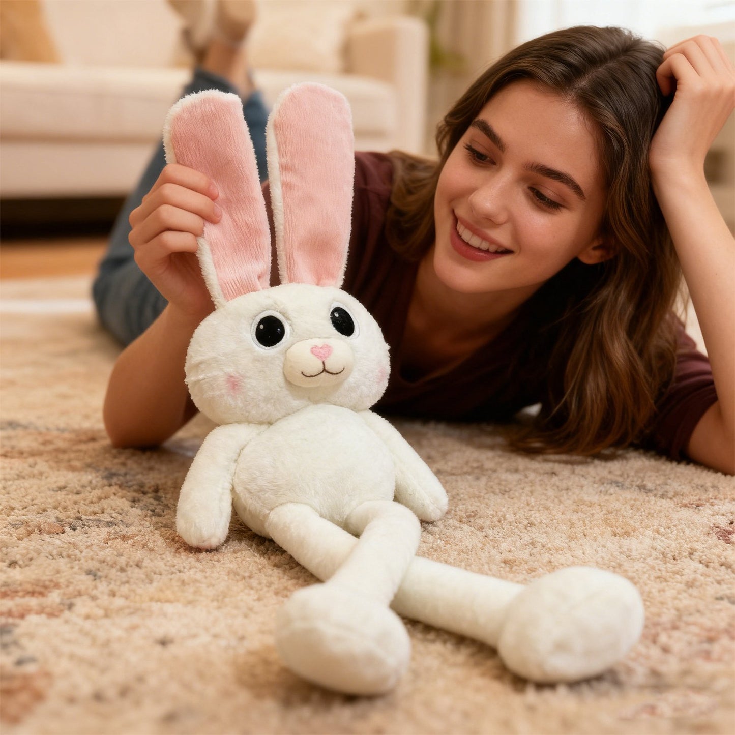 Bunny Stuffed Toy-95cm White 8124