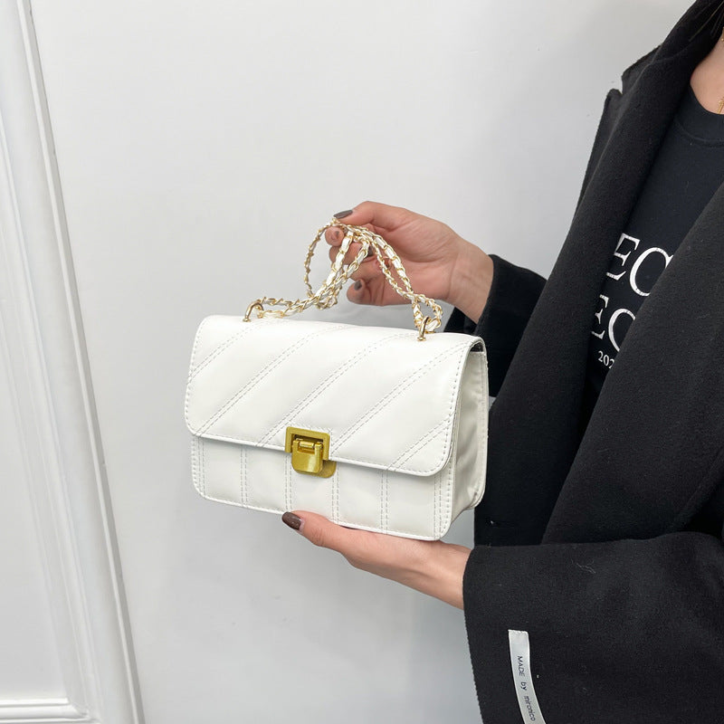 Western Style Shoulder Bag Small Square Bag