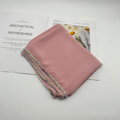 Scarf Chain Chiffon Ethnic Scarf CJ dropshipping