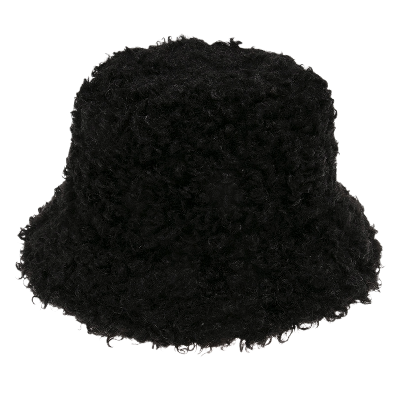 Men fisherman hat lamb wool beanie hat