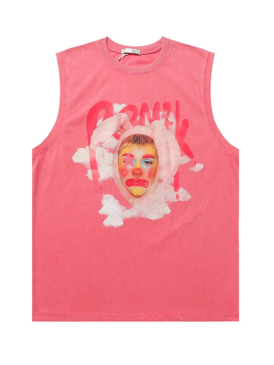 Men's Graphic Round Neck Tank Top Trendsi