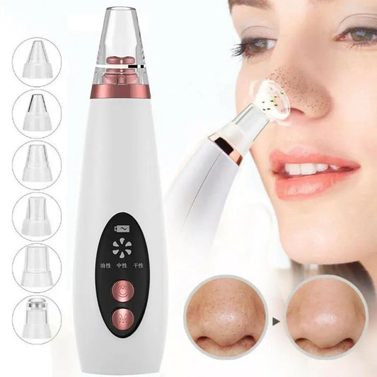 Blackhead Pore Vacuum Cleaner Nose Cleanser Blackheads Remover Blackhead Acne Removal Button Face Suction Beauty Skin Care Tool Easy Bazaar