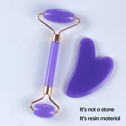 Feldspar roller facial massage