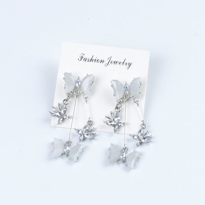 Butterfly Dance Super Fairy Butterfly Fringe Earrings