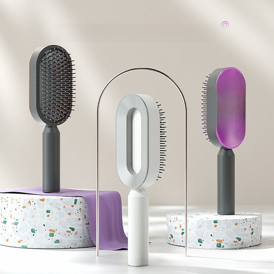 Air cushion hair brush collection professional paddle brushes massage detangler set