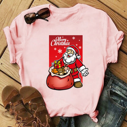 Christmas Print Shirt for Girls