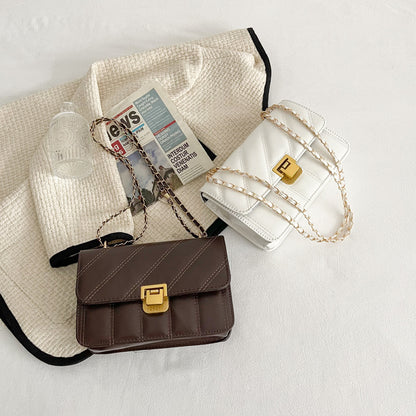 Western Style Shoulder Bag Small Square Bag