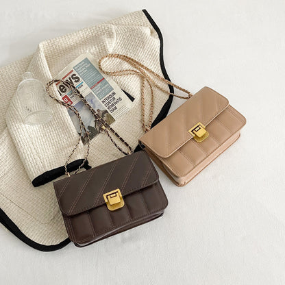 Western Style Shoulder Bag Small Square Bag