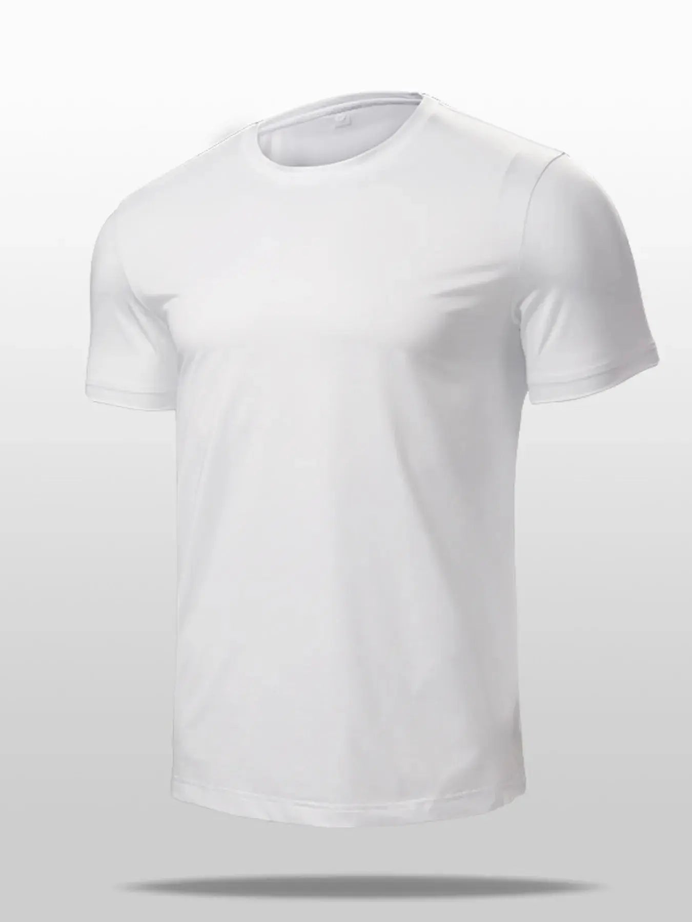Men's Round Neck Short Sleeve Active T-Shirt Trendsi