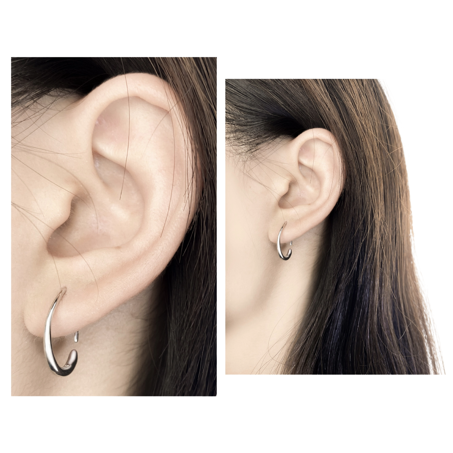 Sleek Stylish Waterdrop-shaped Earrings With Electroplating