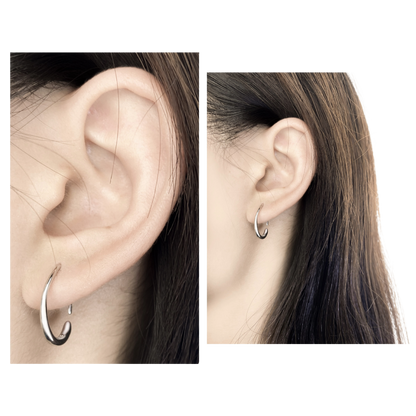 Sleek Stylish Waterdrop-shaped Earrings With Electroplating