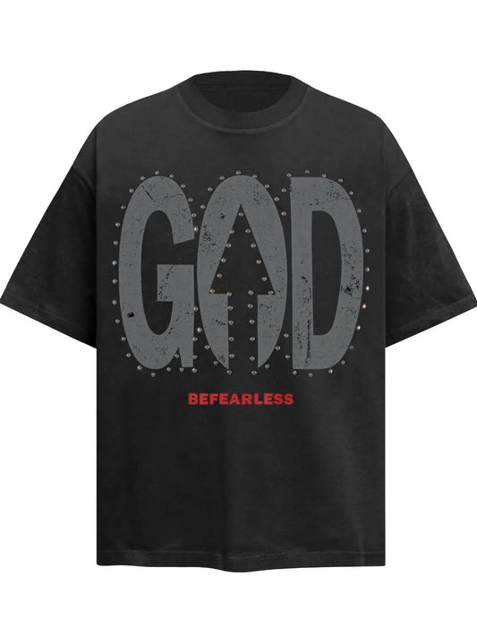 Men's Oversized Letter Graphic T-Shirt Trendsi