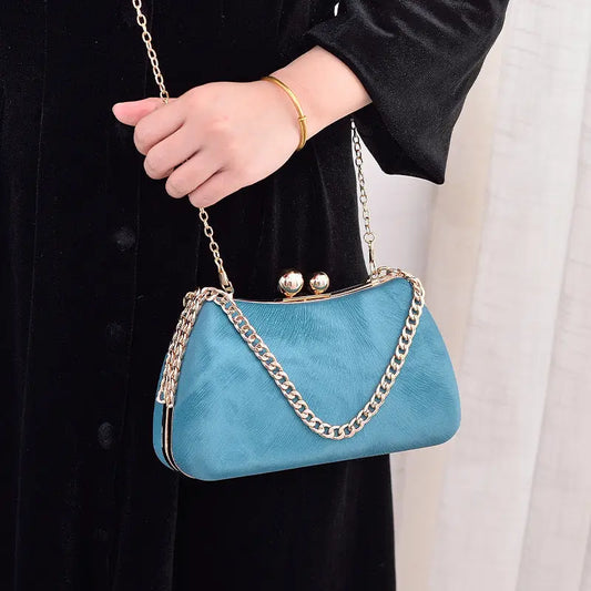 Chain Handbags Fashion Luxury Dress Party Dinner Bags For Women Crossbody Shoulder Bag Easy Bazaar