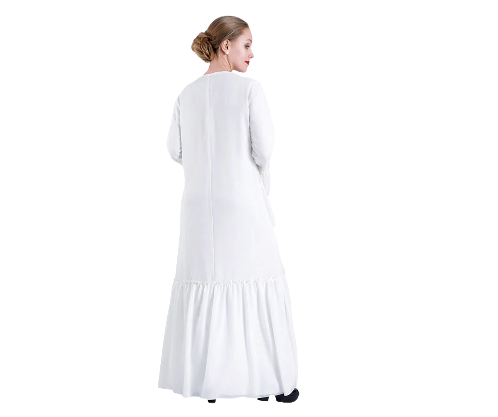 Robe Skirt for teenagers casual wear - Black casual long swing skirt